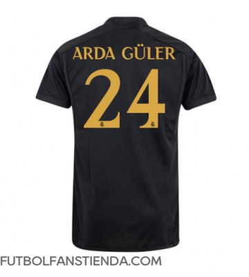 Real Madrid Arda Guler #24 Tercera Equipación 2023-24 Manga Corta